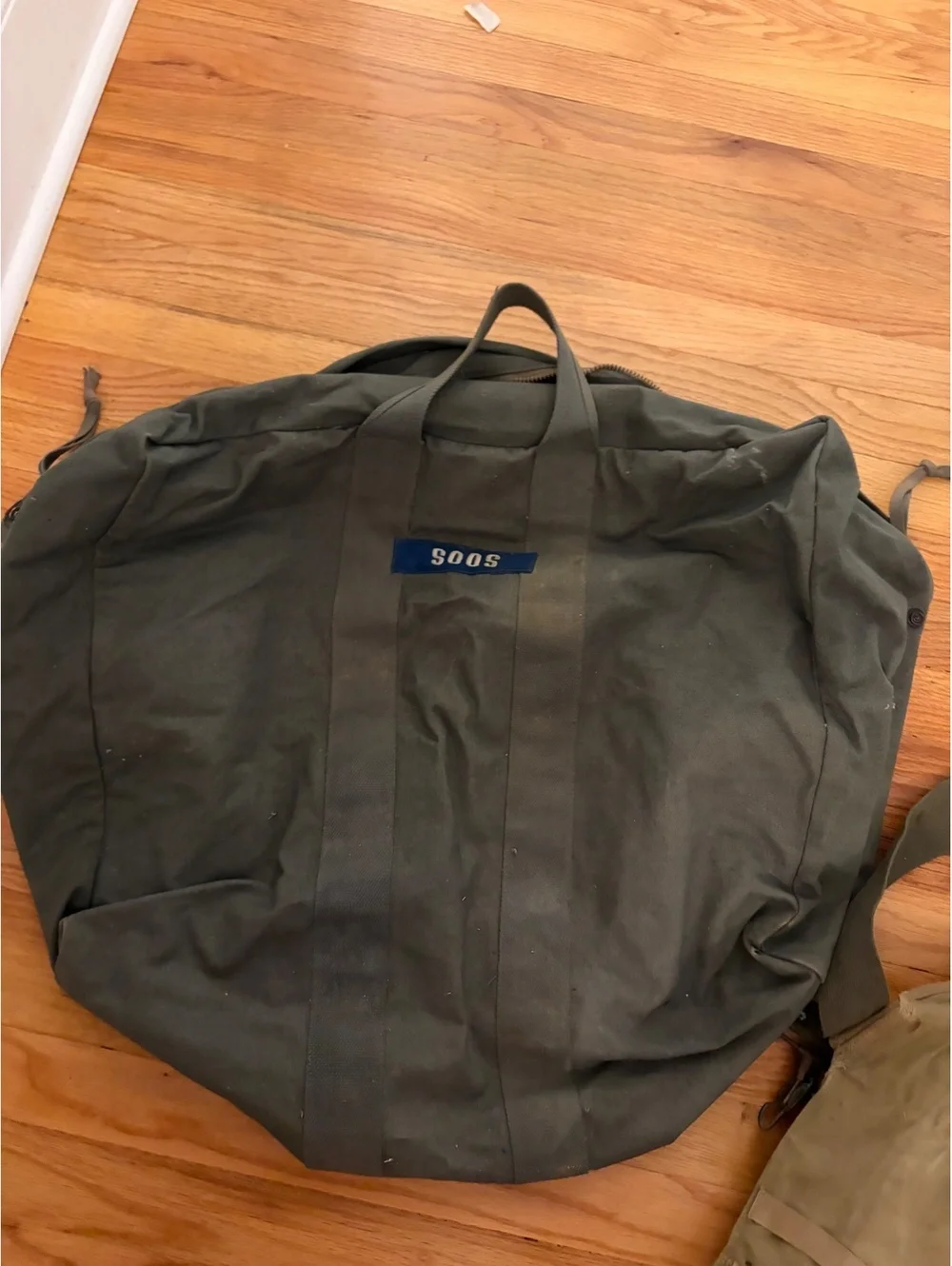 Vintage US Military Sea Bag & Field Utility Bag Lot Authentic Army Navy Duffel